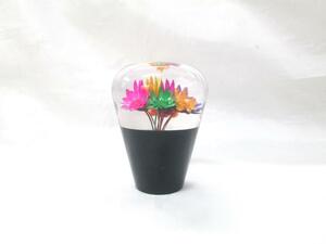  shift knob underwater flower black ( black ) length 60mm 12×1.25|10×1.25|8×1.25 retro 