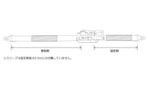 ラチェット式　ラッシングベルト　Jフック（カギフック）タイプ　幅50mm×長さ1+5m　使用荷重：1.5t　平ボディー車に！_画像5