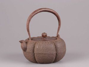 煎茶道具 銅製蓋 時代鉄瓶 時代物 極上品 初だし品 3789