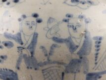 中国古玩 唐物 染付 壷 時代物 極上品 初だし品 3765_画像7