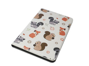 iPad Mini 5 iPad Mini 4 兼用 手帳型 フリップ PU かわいいカード入れ スタンド アイパッド ミニ 4/5 ケース カバー 三匹のアニマル