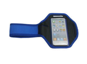 iPhone SE 5S 5 5C iPod touch 第7 第6 第5世代 ケース サイクリング アイフォン アイポッドタッチ 運動 ジム アーム カバー ブルー