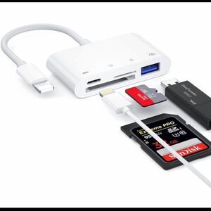 SDカードリーダー 4in1 マルチカードリーダー iPhone