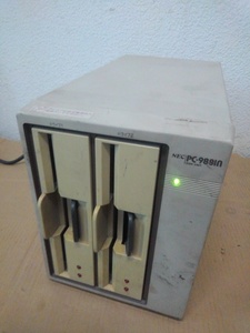 NEC　PC-9881N　通電ＯＫ　フロッピーディスク　8インチ　ドライブ　レトロ　