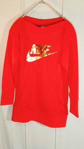 NIKE/ Nike / side pocket attaching gold Logo sweat sweatshirt 
