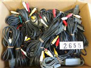  Nintendo nintendo Nintendo game accessory AV cable 3 terminal adaptor peripherals large amount together 50 piece set used 