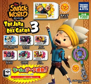 スナックワールド　TRE JARA BOX GACHA3　　トレジャラボックス　ガチャ3　6種　