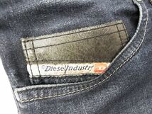 ☆ディーゼル ジョグジーンズ スウェットデニムパンツ スキニー ボトムス インディゴブルー DIESEL JOGG JEANS NEW-TEPPHAR-NE 1円_画像3