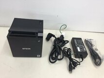 EPSON TM-m30　612 MODEL M335B ブラック レシート プリンター ブラック 純正ACアダプター付属(管２Ｆ）_画像1