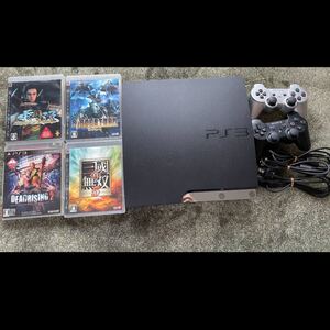 【美品】プレイステーション3 CECH-2500B ソフト4枚付き PS3 PlayStation3 PS3本体 プレステ3