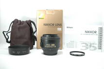 ★美品!!明るい単焦点レンズ!!★NIKON nikon ニコン Nikon AF-S DX NIKKOR 35mm F1.8G レンズフィルター 元箱等付属品ほぼ揃ってます!_画像1