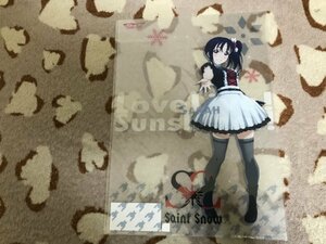 364クリアファイル　ラブライブ！サンシャイン!!　HMM 駿河湾沼津SA プレミアム　沼津 限定　Saint Snow 鹿角 聖良