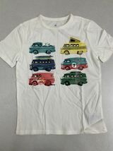 ■ＧＡＰ■新品■130■ギャップ■人気Ｔシャツ■車■ＵＳＡ■白■大型車■1-1_画像1