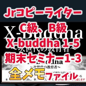仙人さんまとめ オリジナルノートテイクセット Jr.コピーライターC&B X-Buddha1-５ステージ期末セミナー 音声より効率復習 おまけ大量