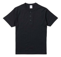 半袖Tシャツ M ミックス グレー ヘンリーネック メンズ 半袖 Tシャツ やや厚手 5.6オンス 無地T A512 灰 灰色_画像8