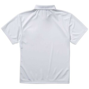 ポロシャツ M バーガンディ ドライ素材 ベーシック 無地 半袖 ドライ 吸水 速乾 胸ポケットあり A692 えんじの画像5
