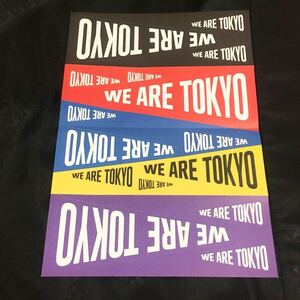 ★★限定★★ 非売品 数量限定 TOKYO ステッカーシール 日本 東京 ラベル 未使用 TOKYO シール 5色 レア品 東京オリンピック