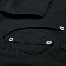 新品★Levi's/リーバイス/502 テーパード WARM ブラックツイルパンツ232/黒/【33】_画像7