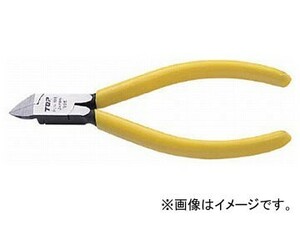 TOP プラスチックニッパ（バネ付） ストッパー付 125mm PLN-125R(7228694)