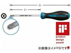 HAZET HEXAnamic樹脂ソフトグリップドライバー（いじり止付トルクス） 802-T15H(7520662)