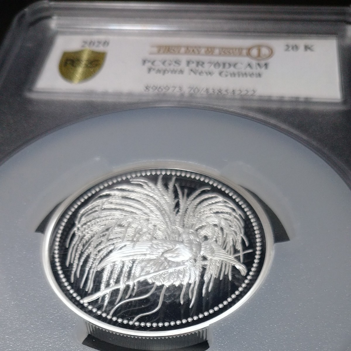 PayPayフリマ｜イーグル銀貨1枚(1オンス 2021年)～PCGS鑑定(MS70 