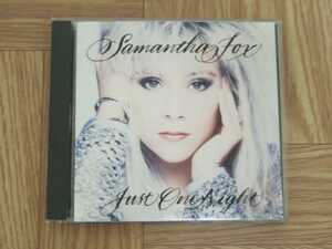 [CD]sa man sa* лиса SAMANTHA FOX / JUST ONE NIGHT [Made in USA]