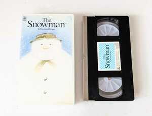 当時物★「The Snowman スノーマン」VHSセルビデオ【発売元：旧／CBS SONY】 原作者：レイモンド・ブリッグズ MADE IN JAPAN 昭和レトロ