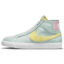 ☆NIKE SB ZOOM BLAZER MID PRM FADED ダスト加工 薄黄緑/薄黄/ピンク 26.5cm ナイキ SB ズーム ブレーザー ミッド プレミアム DA1839-300_画像3