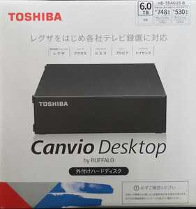 【新品・未開封】BUFFALO 外付HDD HD-TDA6U3-B 6.0TB