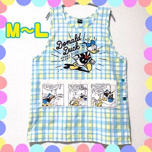 エプロン 保育士☆ドナルドダック ディズニー 【M~L】 キャラクターエプロン