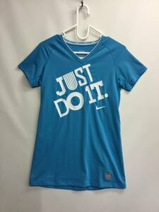 NIKE PRO 半袖Tシャツ Sサイズ 水色 JUST DO IT ナイキプロ