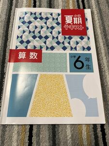 小学6年生　 夏期テキスト　算数　問題集