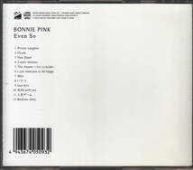 【送料無料】BONNIE PINK/ボニー・ピンク：Even So ◆ケース交換済み h2677_画像2