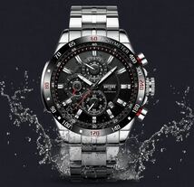 新品　機械式自動巻 45mm 高級腕時計 多機能 カレンダー 曜日表示 メンズウォッチ 防水 男性 カジュアル _画像5
