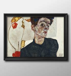 Art hand Auction 4063 ■ Free shipping!! A3 poster Egon Schiele painting/illustration/matte, Housing, interior, others