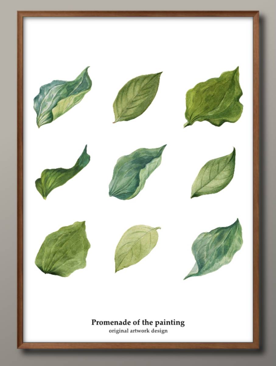 1-7703■免费送货！ A3海报花卉植物植物花卉斯堪的纳维亚/韩国/绘画/插画/哑光/本店限定, 住宅, 内部的, 其他的