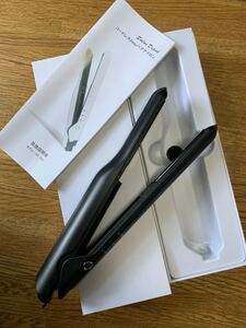 ヘアアイロン コードレス ストレート 2way カール メンズ ミニ 26mm 女性 ポーチ付き ブラック(中古美品)
