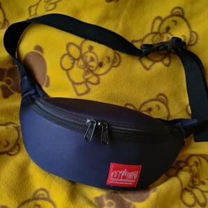 未使用★マンハッタンポーテージ Manhattan Portage ボディバッグ ウエストポーチ ★BEAMSコラボ 濃紺