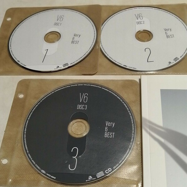 V6 Very6BEST CD1.2.3　歌詞本