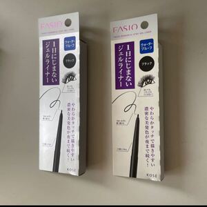 コーセー KOSE ファシオパワフルステイジェルライナーブラック2本