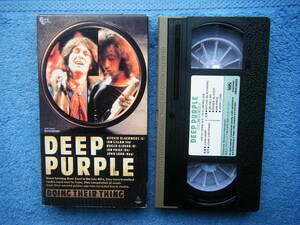即決 ディープ・パープルの中古VHSビデオ2本「ドゥーイング・ゼア・シング」,「マシン・ヘッド・ライヴ 1972」/ 詳細は写真5～10をご参照