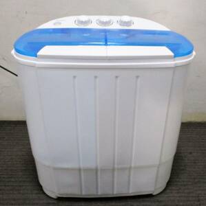 【　高年式　】2槽式　洗濯機　NAW002　洗濯3.6㎏　2021年製　動作良好　小型　一人暮らし タイマー　(有)ウェイウェイ貿易　ポータブル