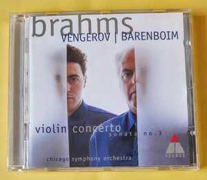 BRAHMS : Violin Concerto, Violin Sonata No.3 : Vengerov, Barenboim / Chicago Symphony Orchestra