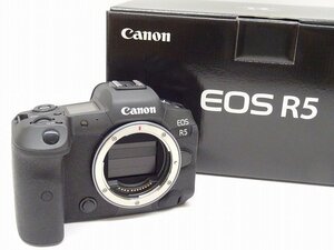 ●○【美品・元箱付】Canon EOS R5 ミラーレス 一眼レフカメラ ボディ RFマウント キャノン○●012605001m○●
