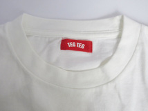 テグテグ TEG TEG Tシャツ クルーネック THE OUT OF CONTROL 半袖 ホワイト S メンズ_画像6