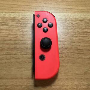 R5861 Nintendo Switch ジョイコン Joy-Con 右 ( R ) 任天堂 ネオンレッド 動作確認済み 保証あり