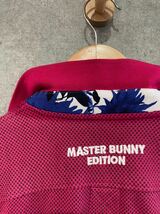 希少デザイン マスターバニー MASTER BUNNY EDITION パーリーゲイツ 速乾性 半袖ポロシャツ ワッペン 4サイズ ゆうパケ可 ○ 新規×_画像6