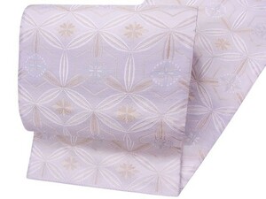《京都一輝堂》西陣織　古典　七宝　袋帯　美品　L210909-11