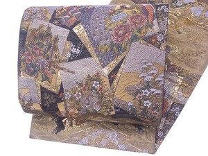 《京都一輝堂》西陣織　古典模様　袋帯　L210909-17