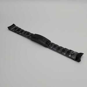 ★未使用品★ 腕時計 メタルベルト バックル ブラックPVD 黒 交換用 20mm オマージュウォッチ